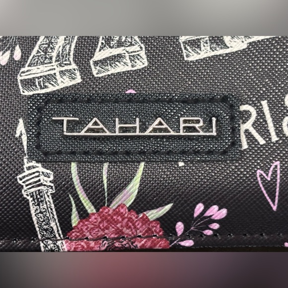 Tahari Black and Pink Paris Wallet - Picture 2 of 6